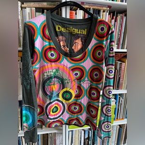 Desigual L/S Tee Cotton Large, U-neck